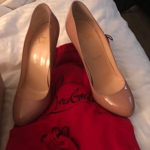 Authentic Christian louboutin nude